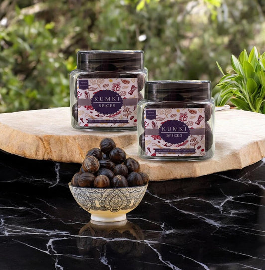 Whole Nutmeg with shell - Export Quality, 100g