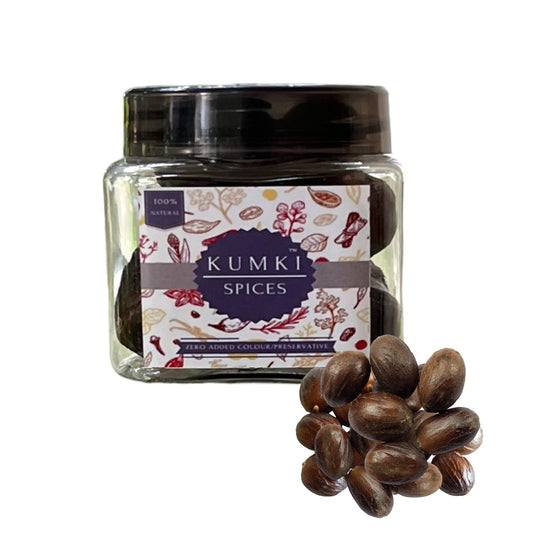 Whole Nutmeg with shell - Export Quality, 100g