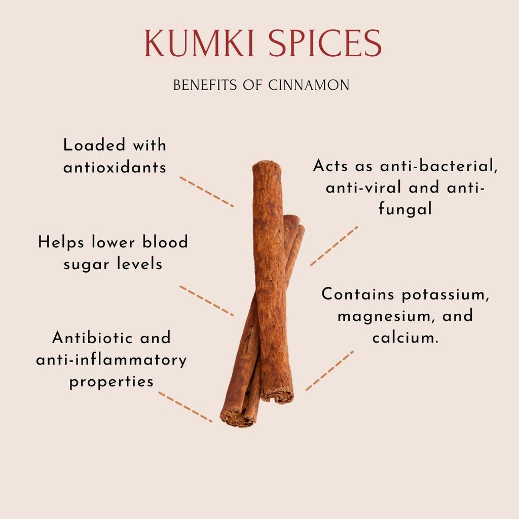 Kumki Spices - Combo Pack of Whole Kerala spices, 100g each of Idukki 8mm Bold whole Green Cardamom, Premium Export Quality whole Cloves, True Ceylon Cinnamon Quill and aromatic Bay leaf 50g, Monthly Combo Pack of 4 Kerala Dry Spices