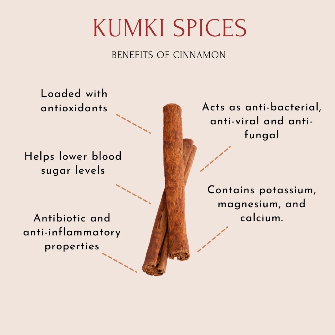 Kumki Spices - Combo Pack of Whole Kerala spices, 100g each of Idukki 8mm Bold whole Green Cardamom, Premium Export Quality whole Cloves, True Ceylon Cinnamon Quill and aromatic Bay leaf 50g, Monthly Combo Pack of 4 Kerala Dry Spices