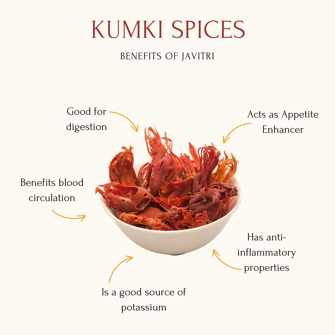 Kumki Spices - Combo Bay leaf 50g & Whole Javithri flower (Mace) 35g of Premium Aromatic Kerala Mace, Authentic Jathipathri / Japatri, Tej patta, Malabar leaf, Tamalpatra, Biriyani ela, Premium-Quality Dry Spice