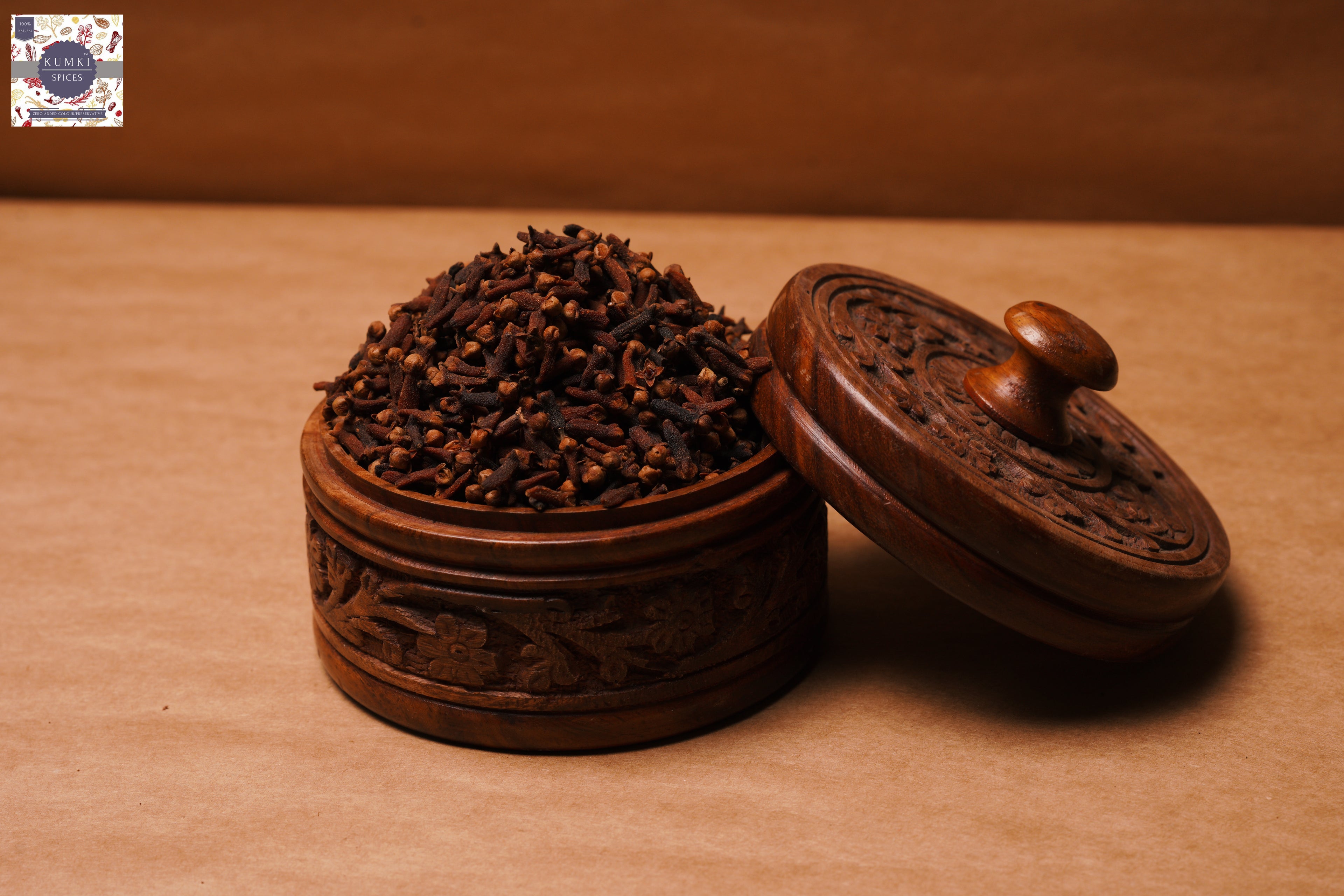 Kumki Spices - Whole Premium Cloves 100g, Premium Export quality, large sized oil filled cloves, laung, Lavinga, Lavang, Ilavangam, Kerala Spices, Whole spices